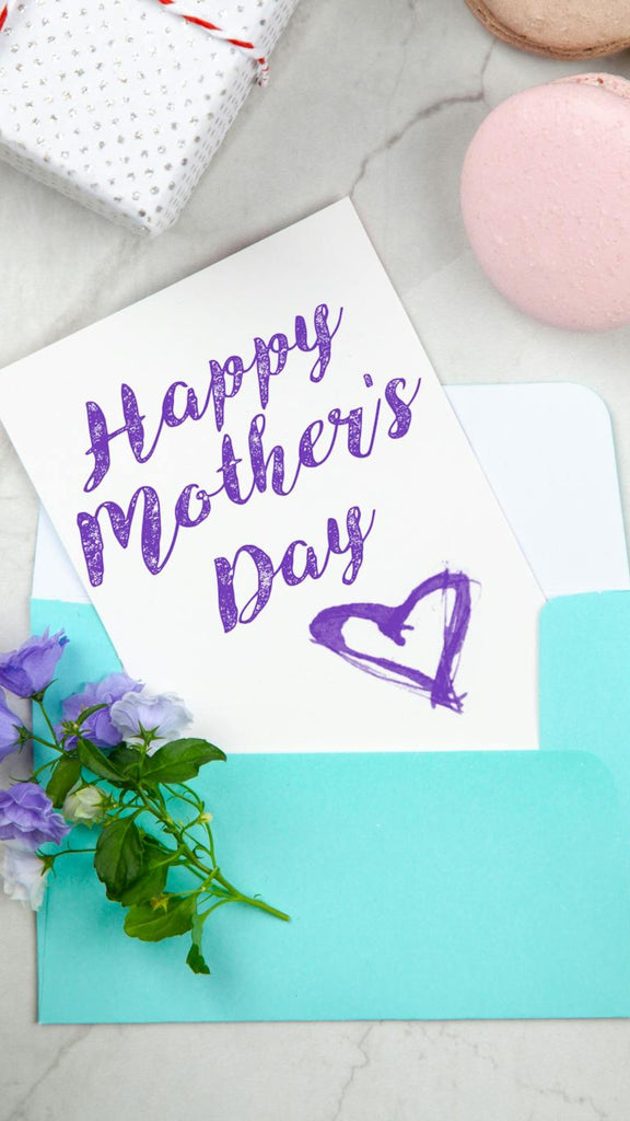 MOM w/ TWO Large 5mm Clear CZ Stones