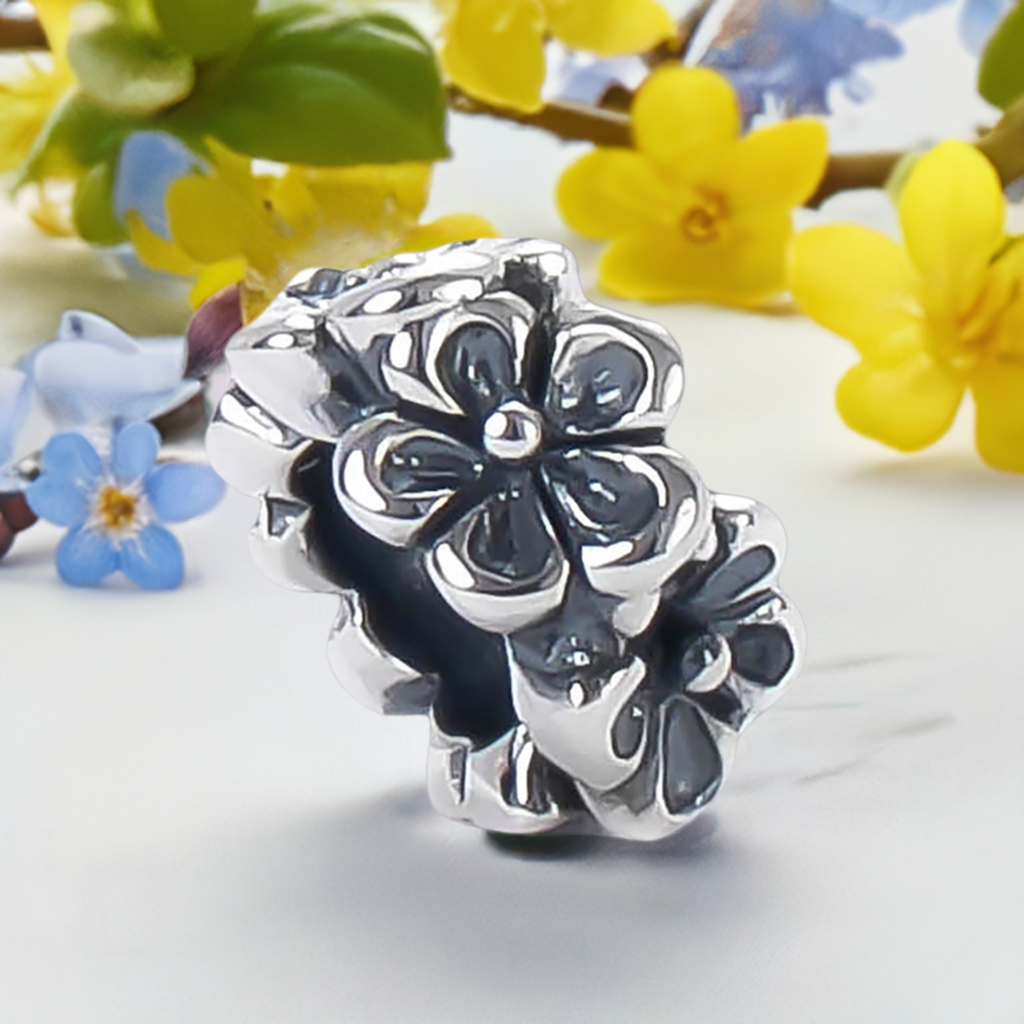 Spacer Bead Charm - Flower Band