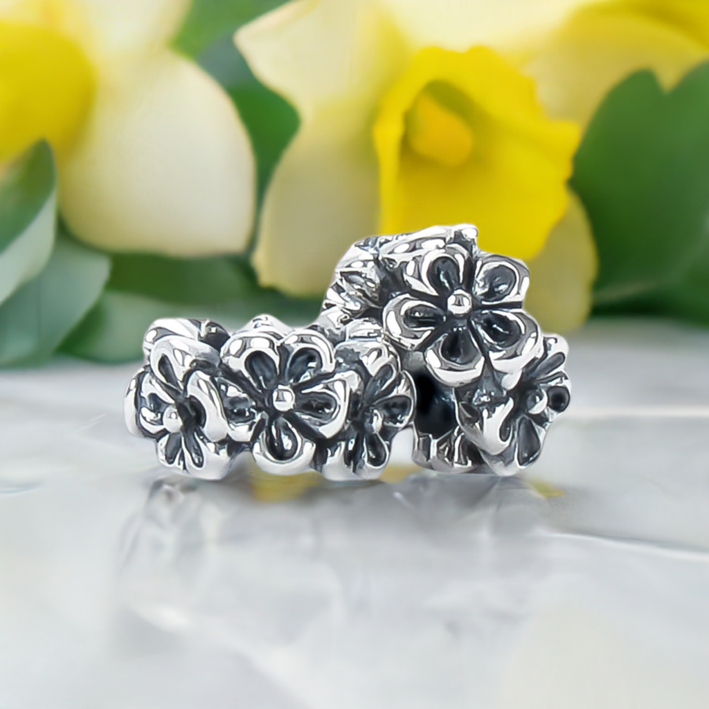 Spacer Bead Charm - Flower Band