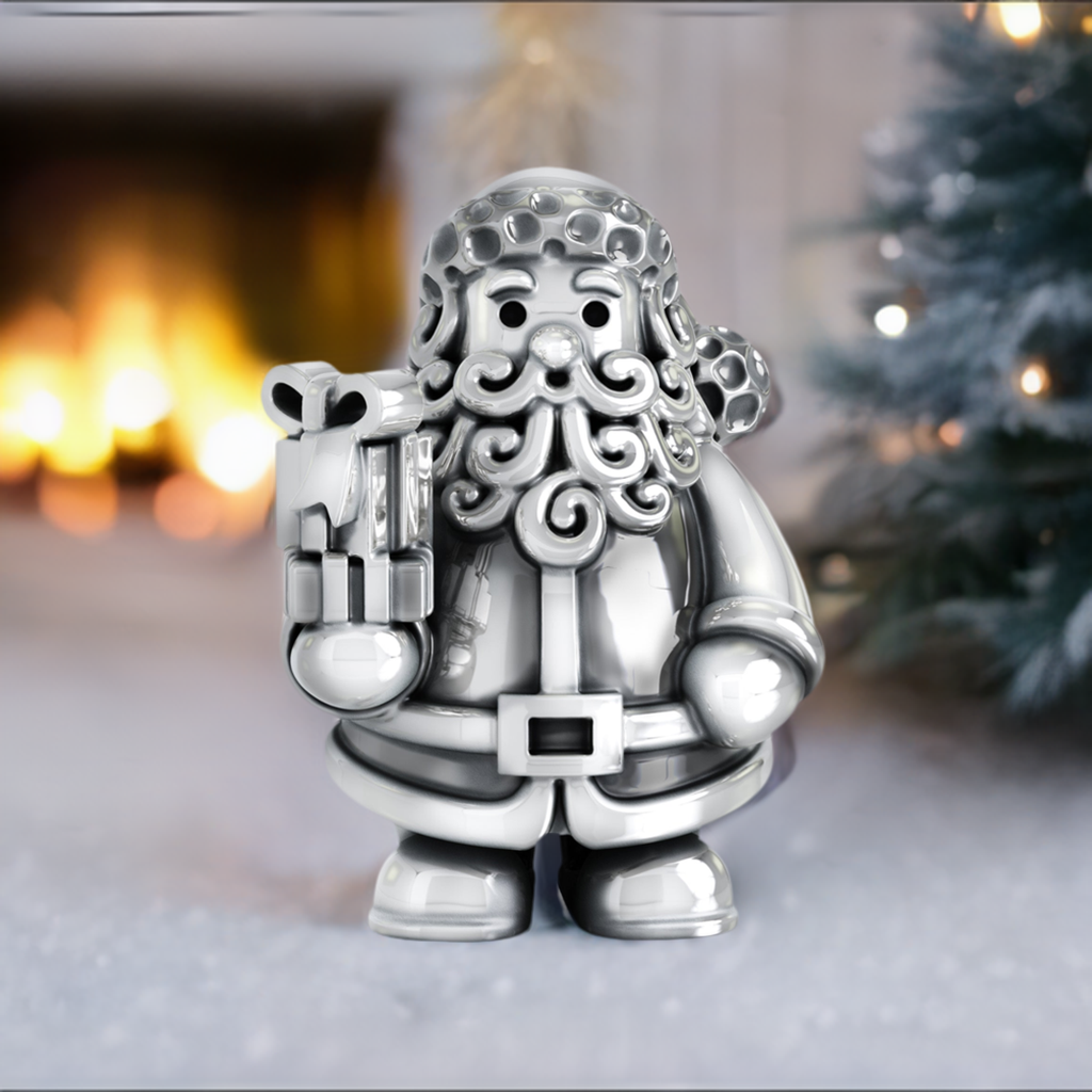 Christmas Gift Giving Santa Claus Bead Charm