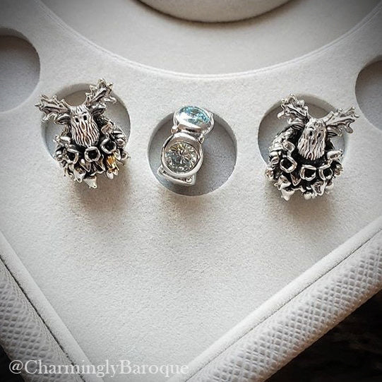 Spring Tulip Bouquet Moose Bead Charm