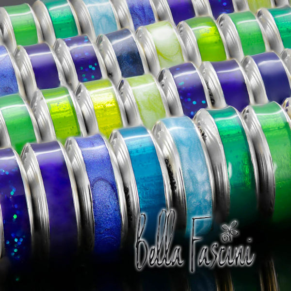 Spacer Luxe Color™ Enamel Bead Charm - Emerald Green - Bella Fascini fits Pandora