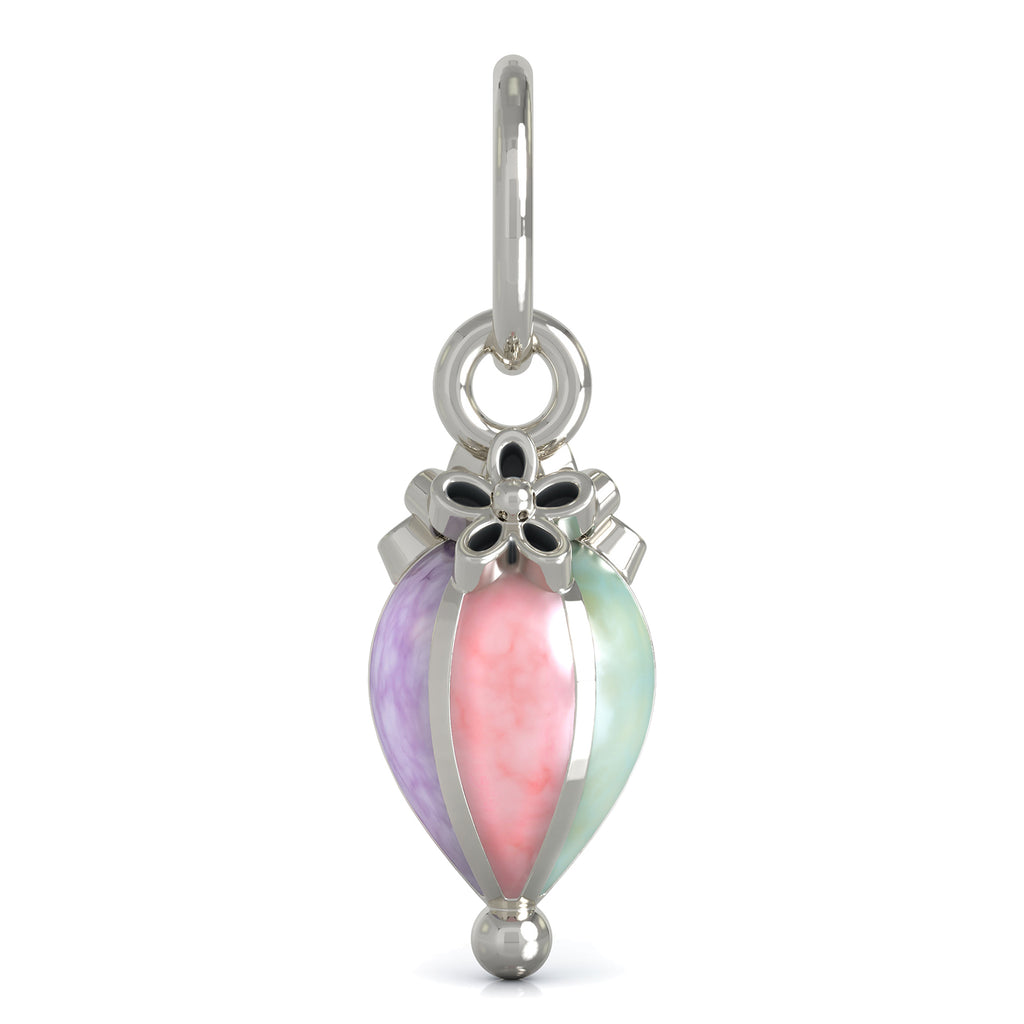 Spring Flower Dangle - Luxe Color™ Enamel Bead Charm