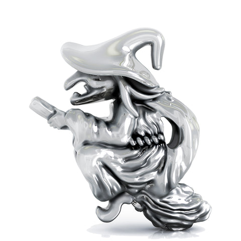 NEW Halloween Flying Witch on Broomstick Bead Charm