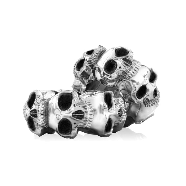 Spacer Bead Charm - Skulls - Bella Fascini fits Pandora