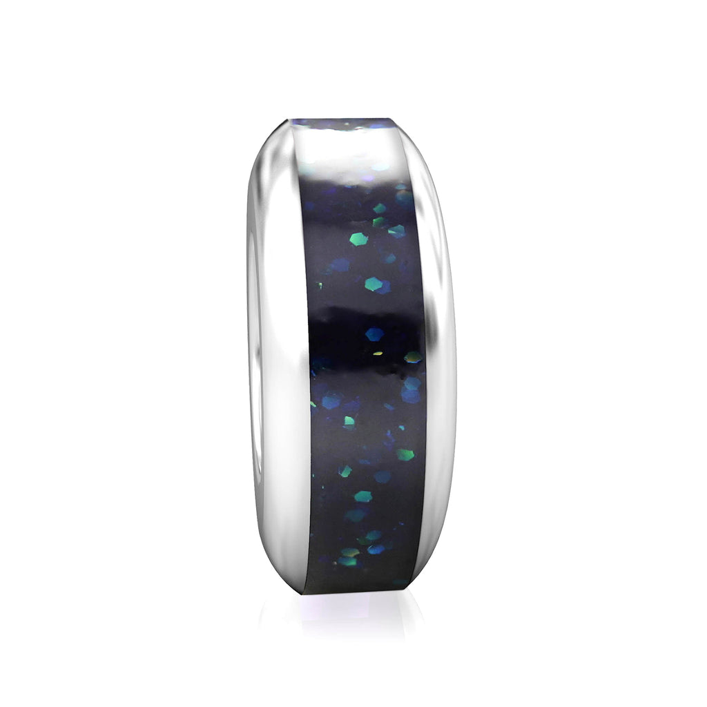 Spacer Luxe Color™ Enamel Bead Charm - Twinkle - Bella Fascini fits Pandora