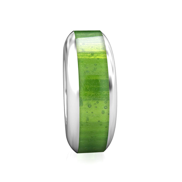 Spacer Luxe Color™ Enamel Bead Charm - Lime - Bella Fascini fits Pandora
